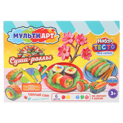 Игровой набор для лепки суши-роллы Multi Аrt PDSET-MA120043 1